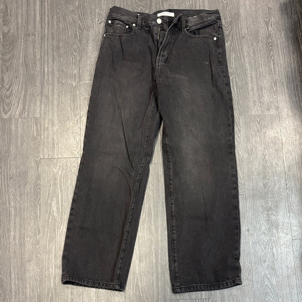 PacSun Men's Dark Gray Straight Jeans